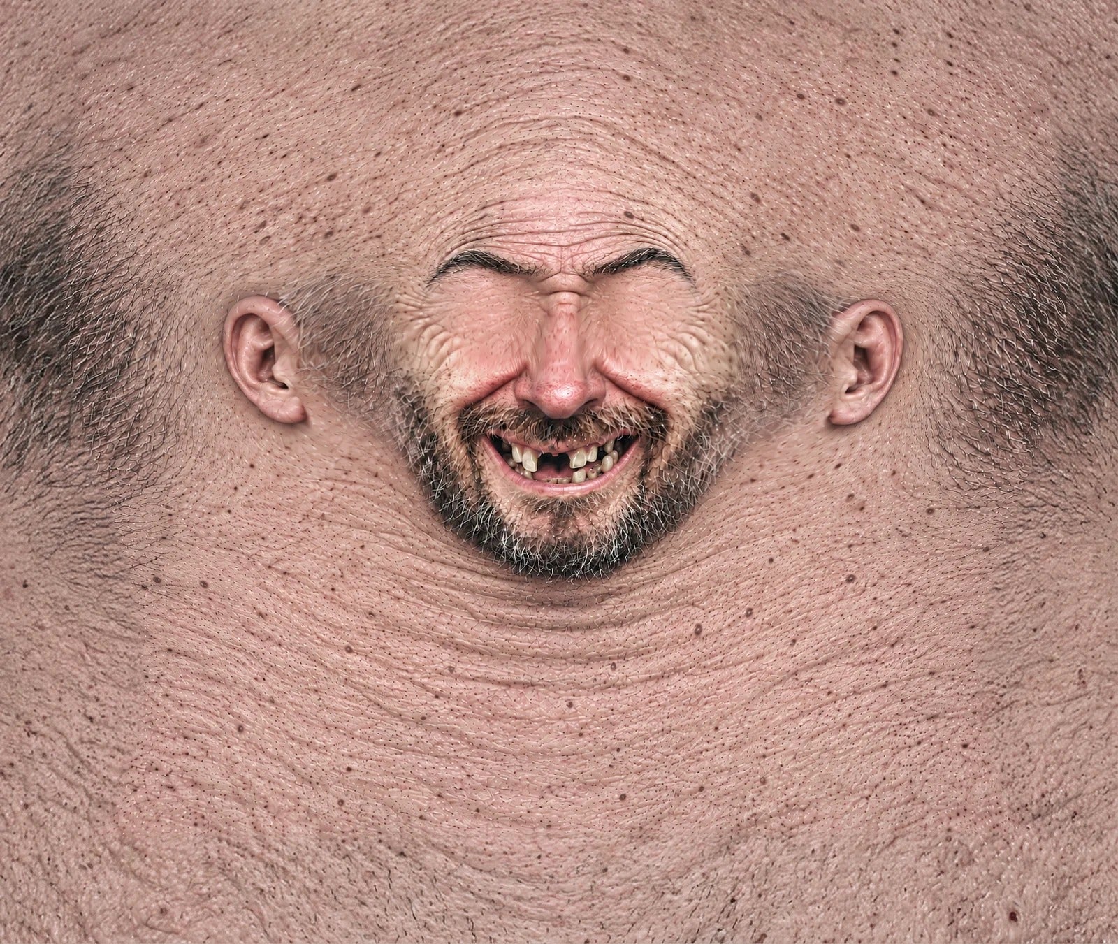 Big Grin funny face ski mask design