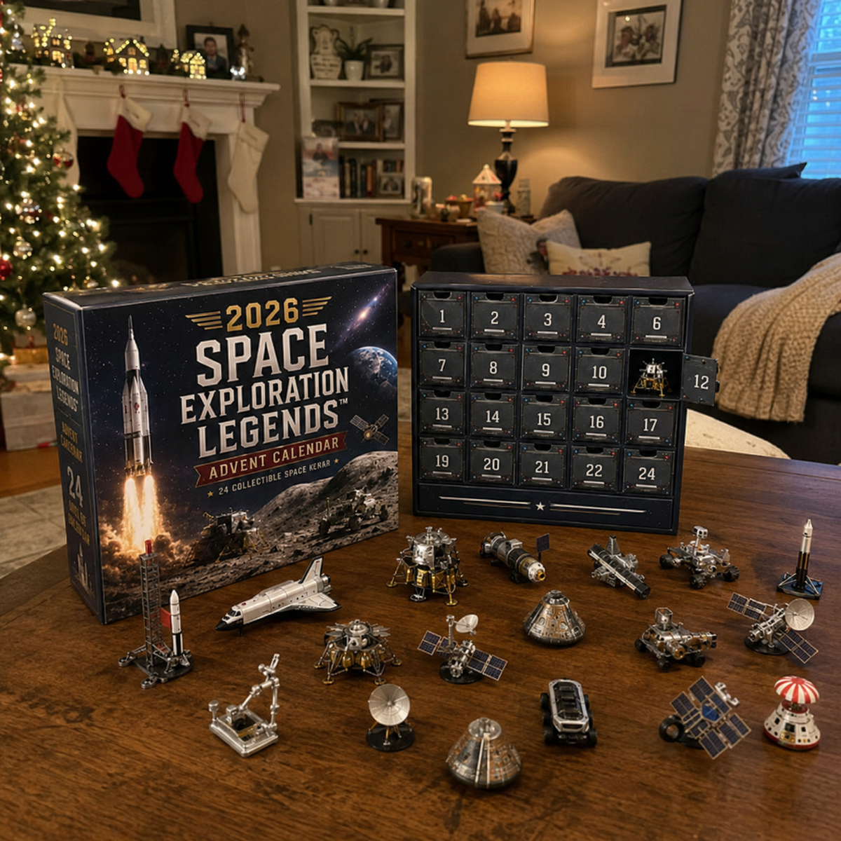 2026 Space Exploration Legends Advent Calendar β 24 Days of Space Missions, 24 Collectible Surprises
