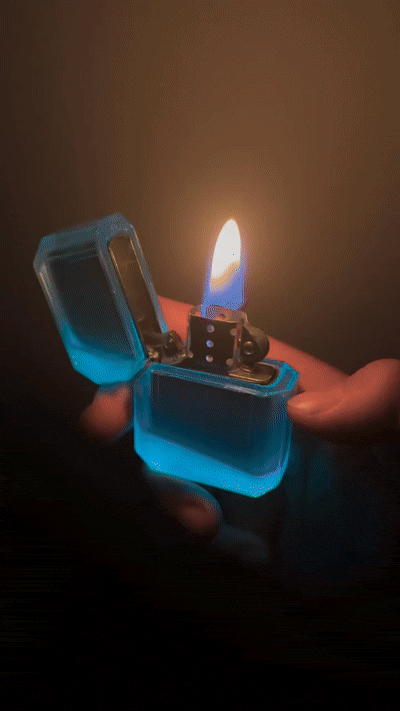 🌌💎Luminous Quicksand Lighter – Glow-in-the-Dark Novelty Lighter