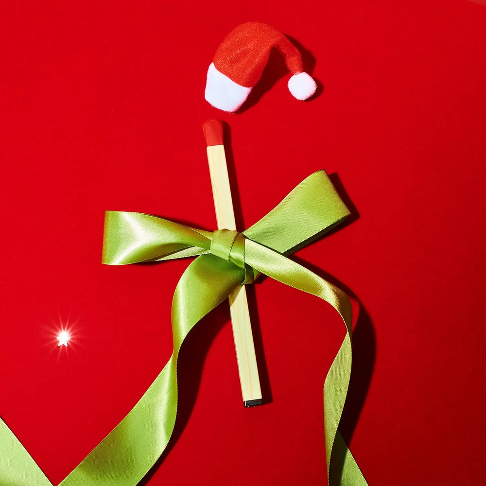 Giant Match Lighter wrapped as a gift