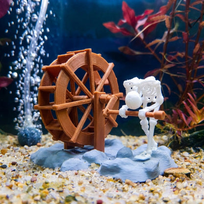 💀Skeleton Aquarium Ornament with Air Bubbler