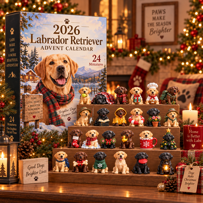 🐶 2026 Labrador Retriever Advent Calendar – 24 Days of Adorable Dog Collectibles