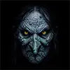 Blue Witch face design