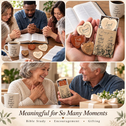 ⏳Limited-time 49% off✝️Christian Pocket Heart Gift Set