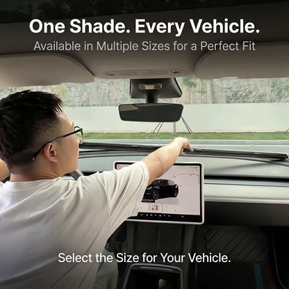 Automatic Retractable Car Windshield Sunshade