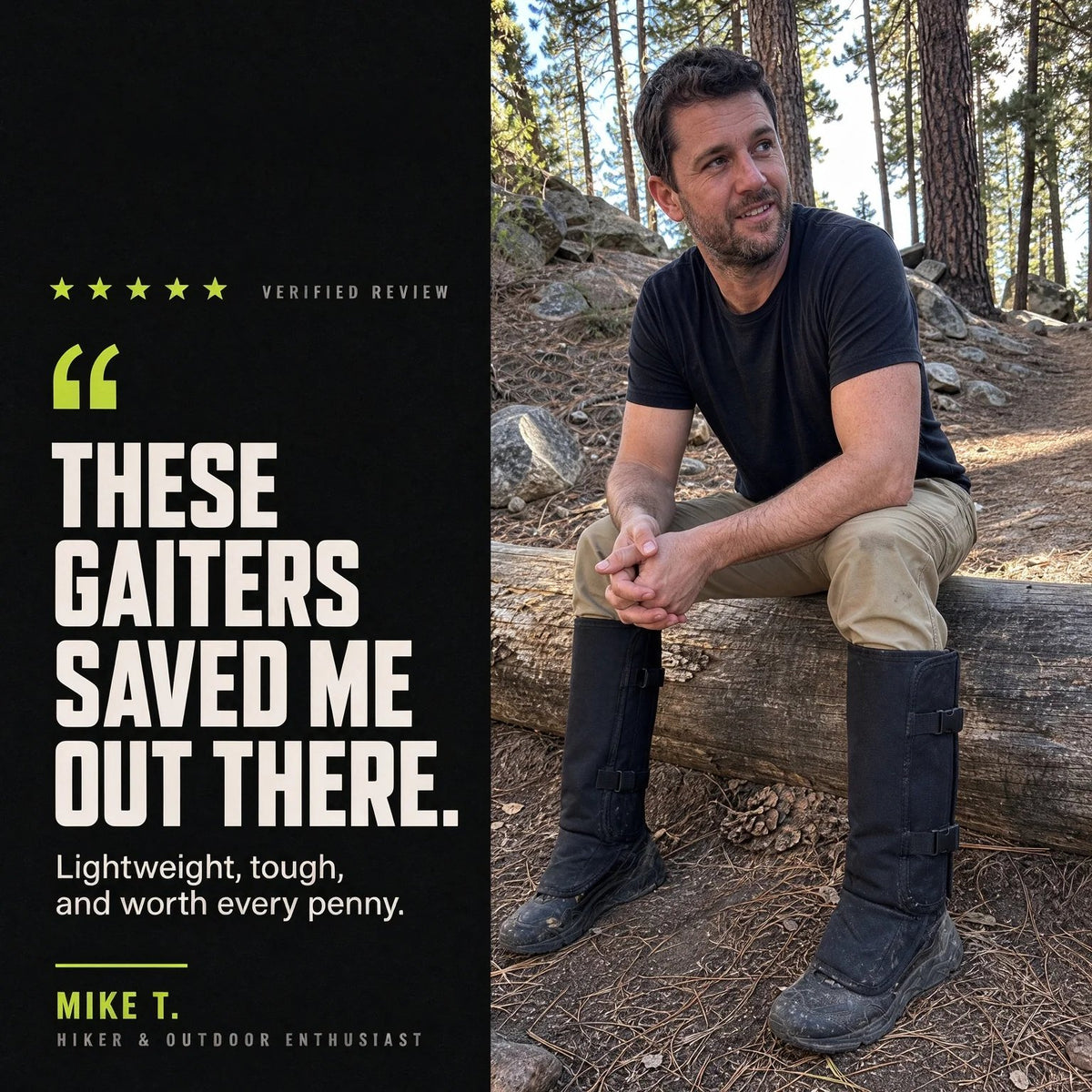 Snake & Thorn Protection Gaiters – Built for the Wild 🥾