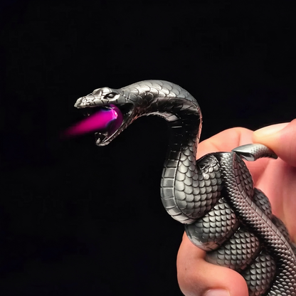 King Cobra Shaped Novelty Lighter – Collectible Design