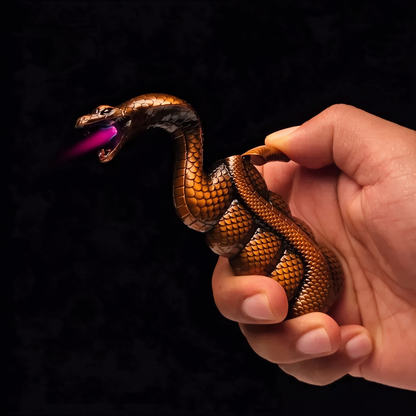 King Cobra Shaped Novelty Lighter – Collectible Design