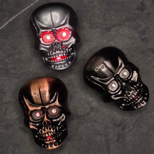 Skull Lighter with LED Light & Sound Effects