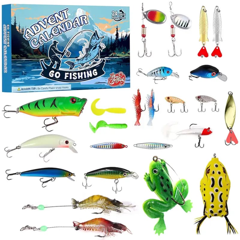 🎣🎄 2026 Angler’s Advent Calendar – 24 Days of Fishing Lure Surprises