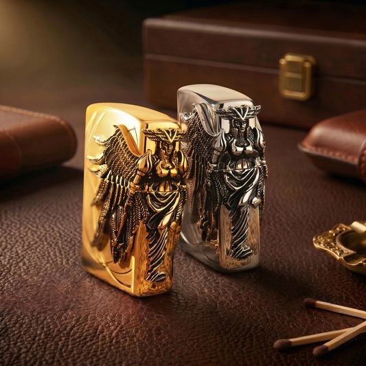 Premium 3D Engraved Angel Lighter - Classic Zippo Refillable Lighter