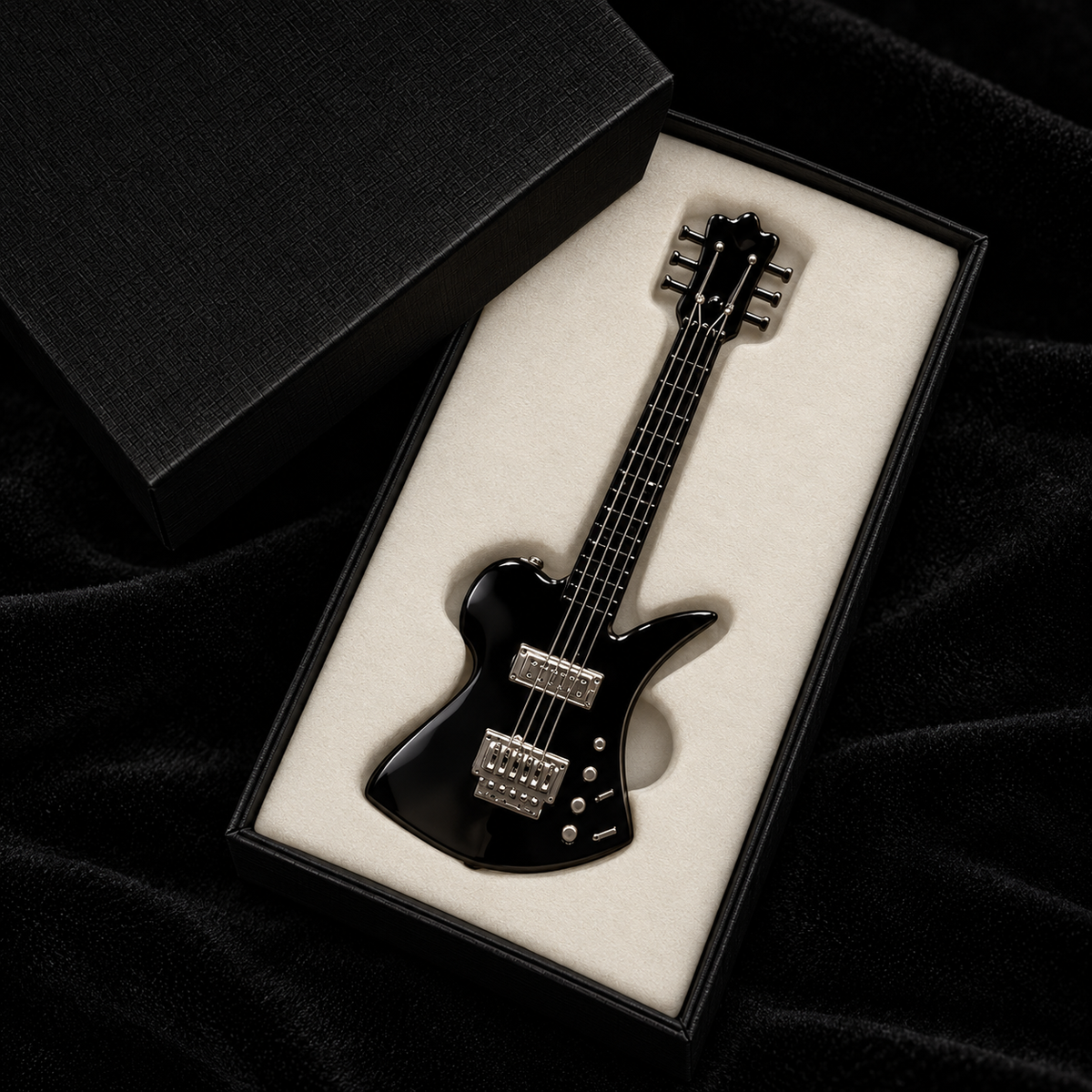 🎸Guitar-Shaped Torch Lighter – Blue Flame Novelty Lighter