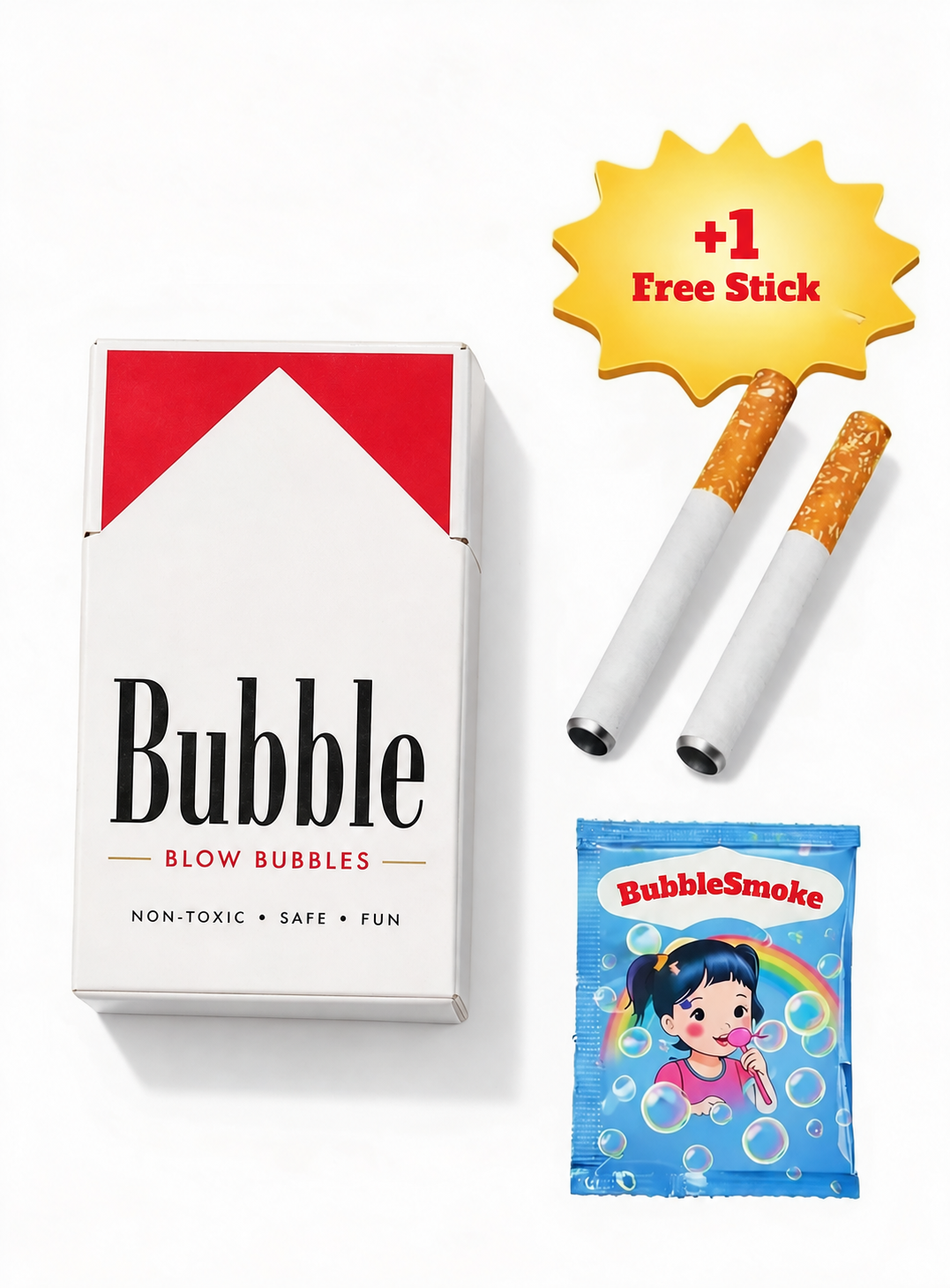 Bubble Cigarette Toy – Funny Bubble Blowing Prank