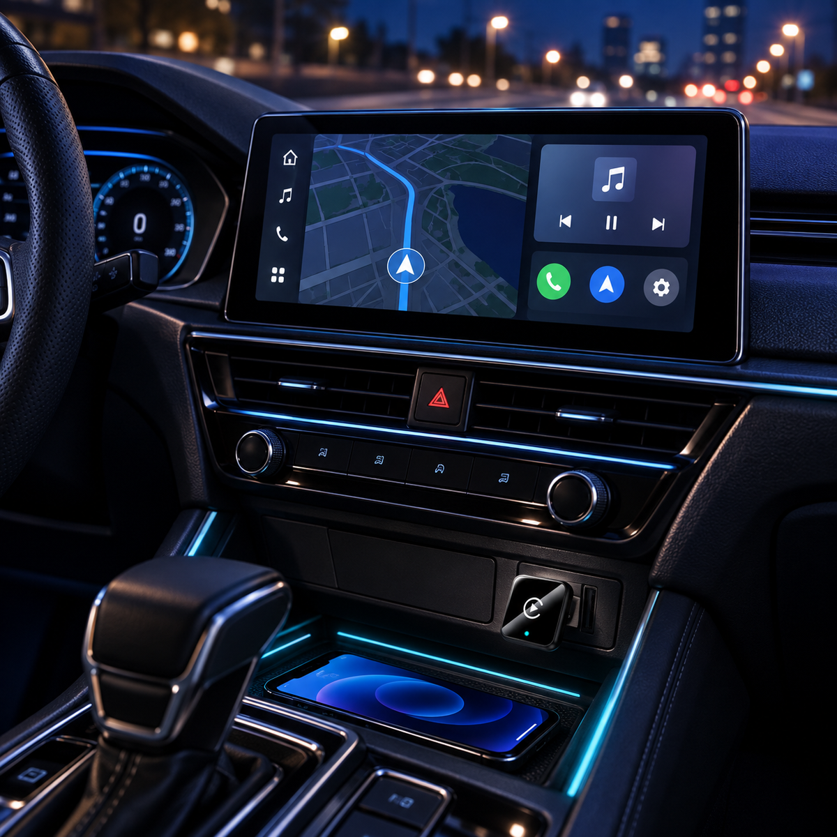 2026 Plug-and-Play Wireless CarPlay Adapter for All Compatible Vehicles