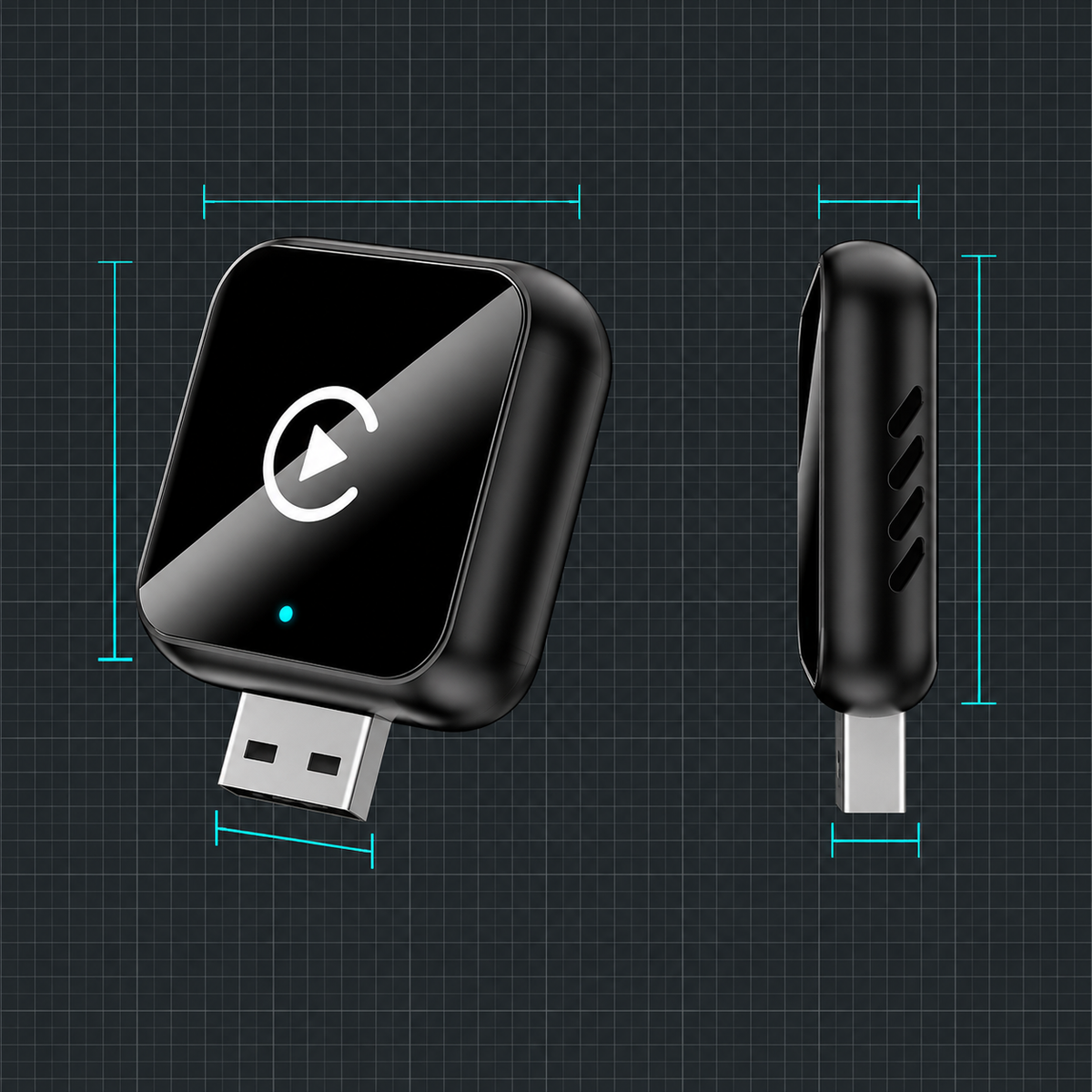 2026 Plug-and-Play Wireless CarPlay Adapter for All Compatible Vehicles