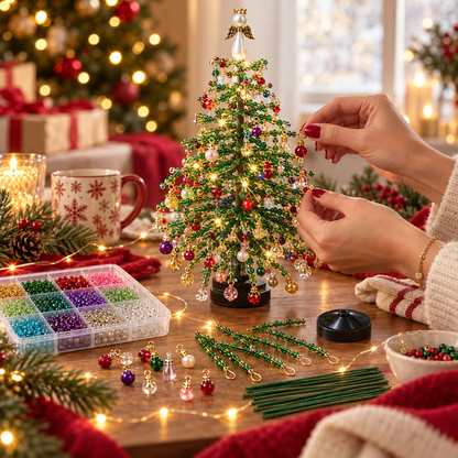 DIY Beaded Christmas Tree Kit