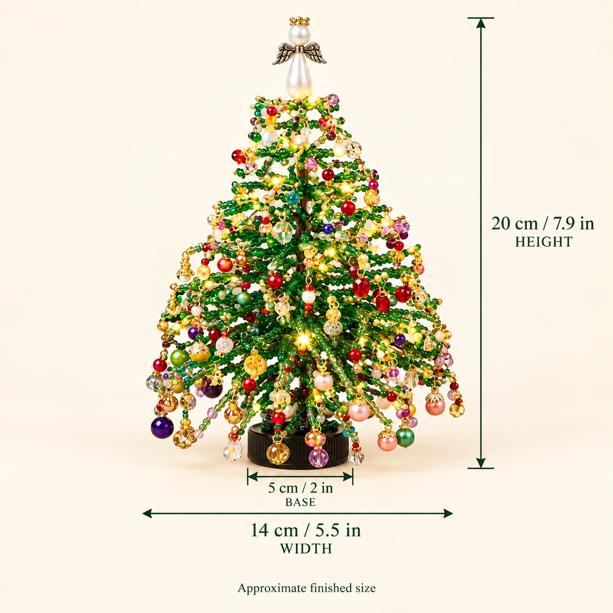 Approximate tabletop size reference