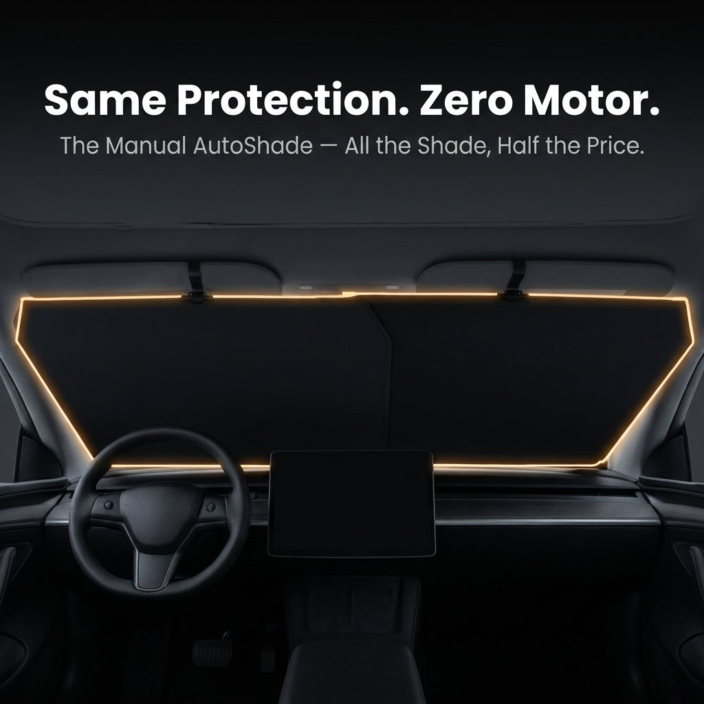 Automatic Retractable Car Windshield Sunshade