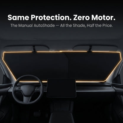 Automatic Retractable Car Windshield Sunshade