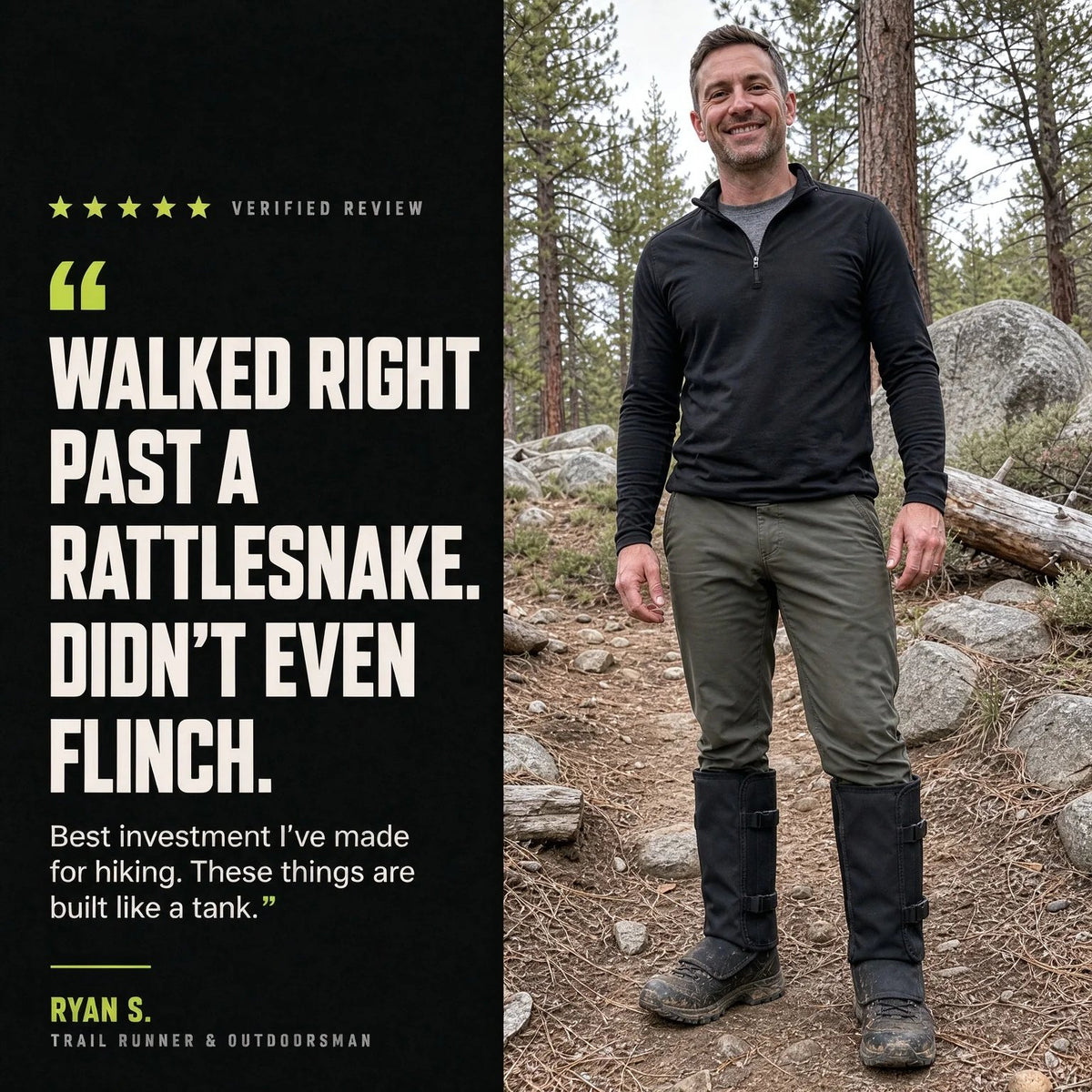 Snake & Thorn Protection Gaiters – Built for the Wild 🥾