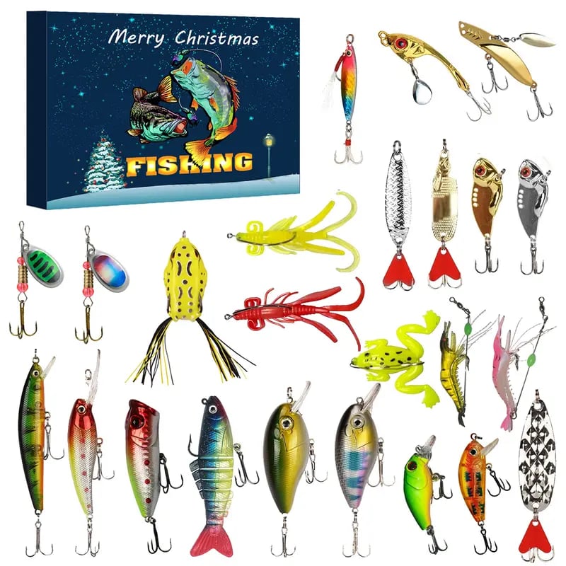 🎣🎄 2026 Angler’s Advent Calendar – 24 Days of Fishing Lure Surprises