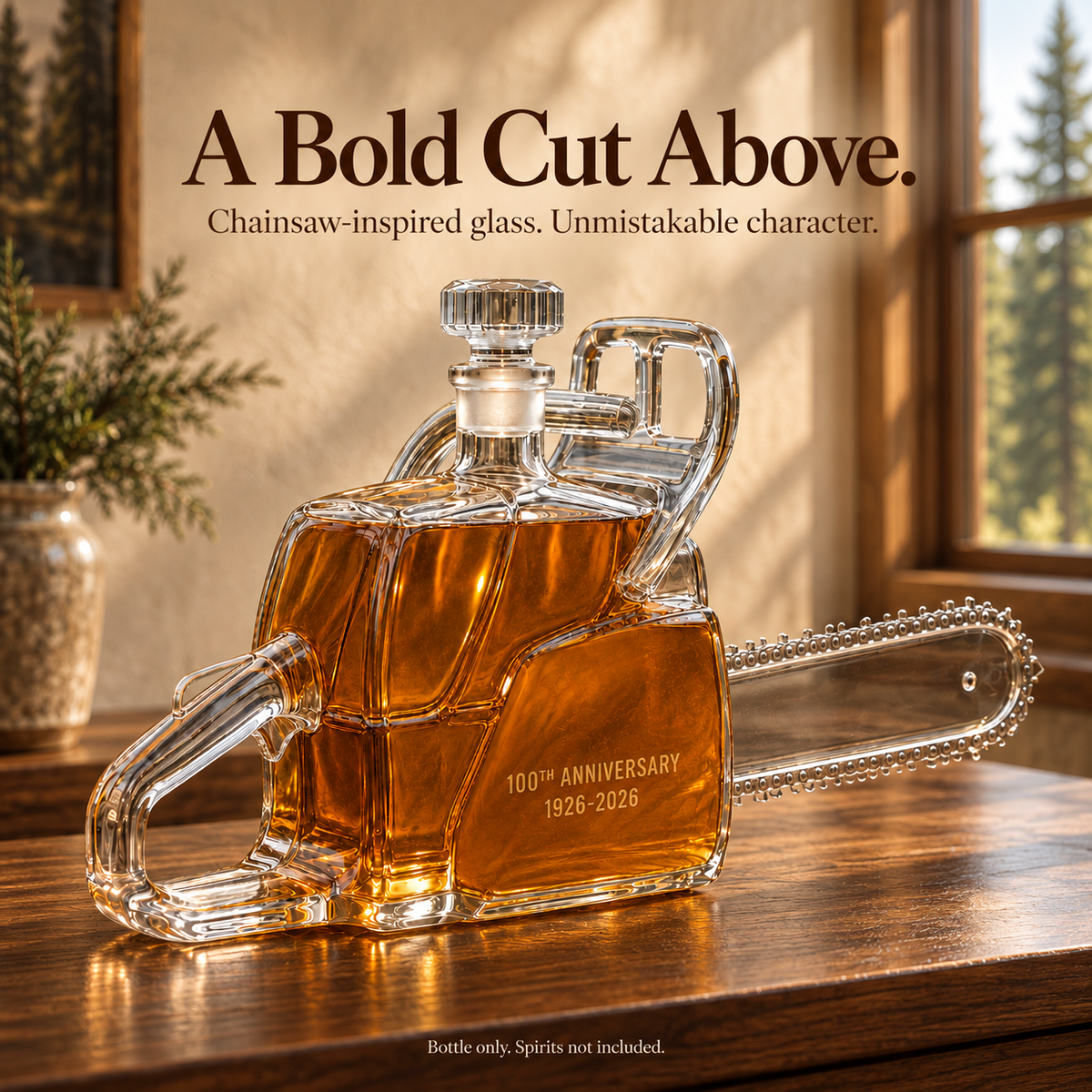 100th Anniversary Whiskey Bottle