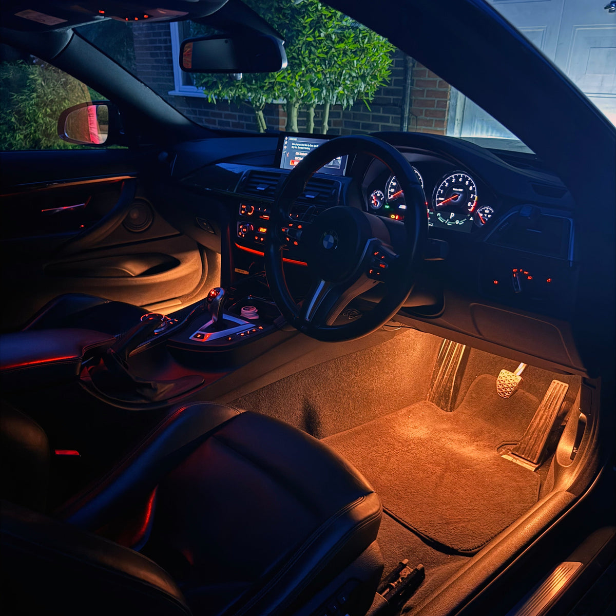 Wireless Car Interior Ambient Lights with Remote