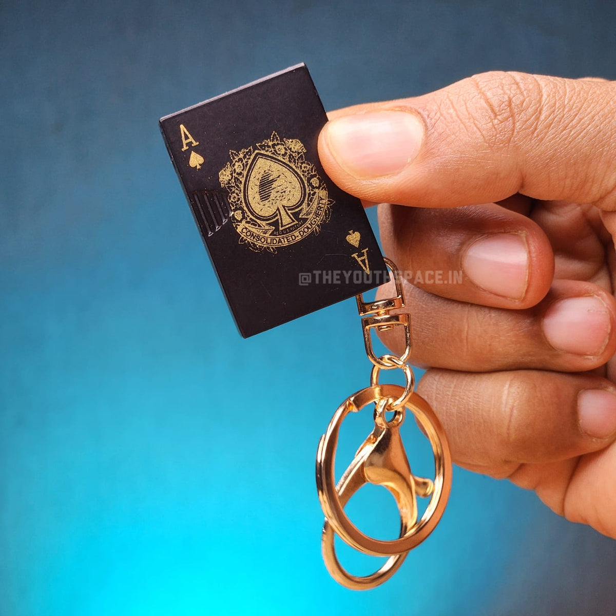 Ace Card Lighter Keychain