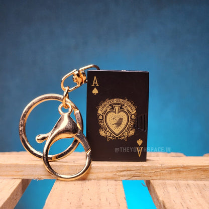 Ace Card Lighter Keychain