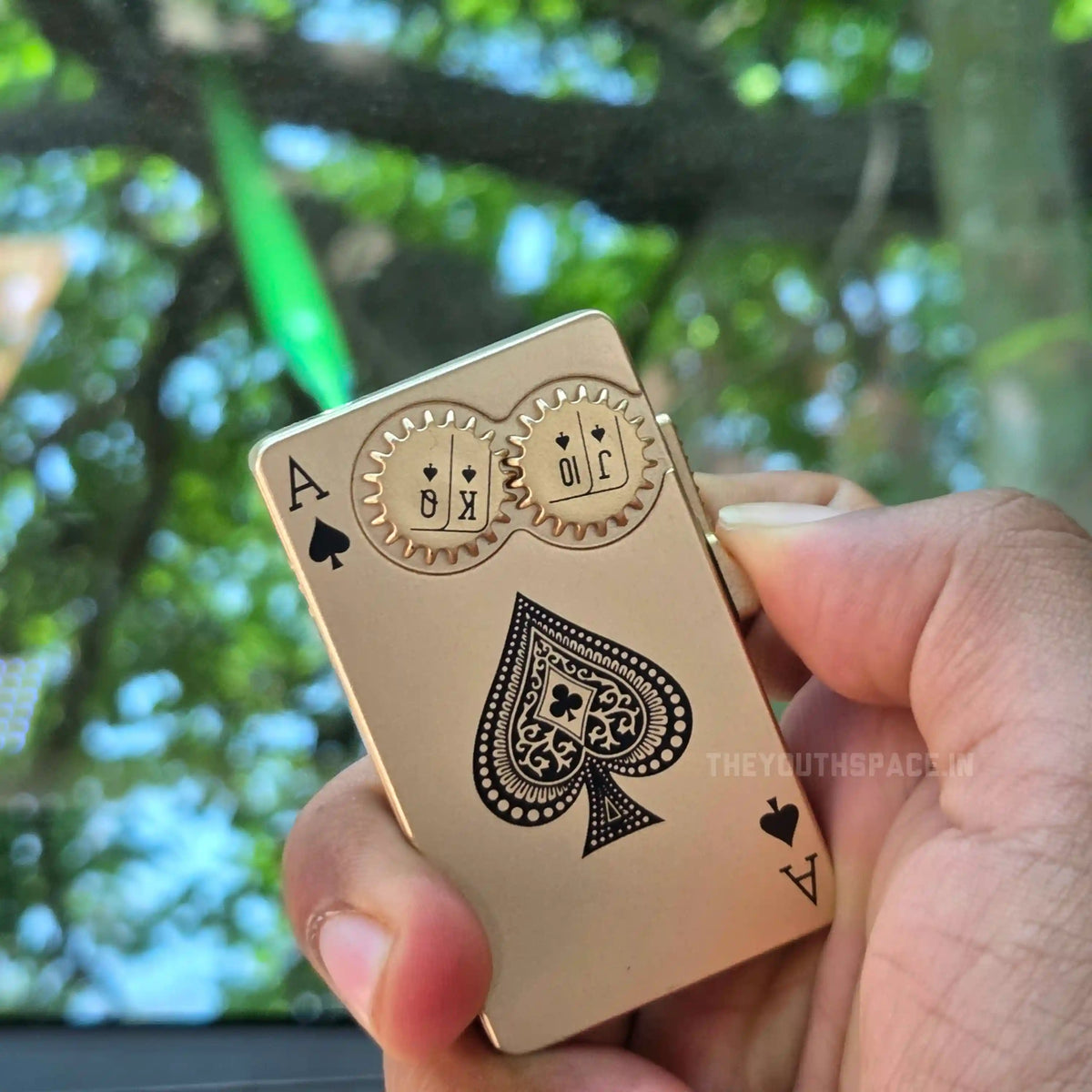 Ace Double Gear Lighter (Metallic)