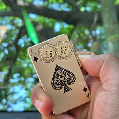 Ace Double Gear Lighter (Metallic)
