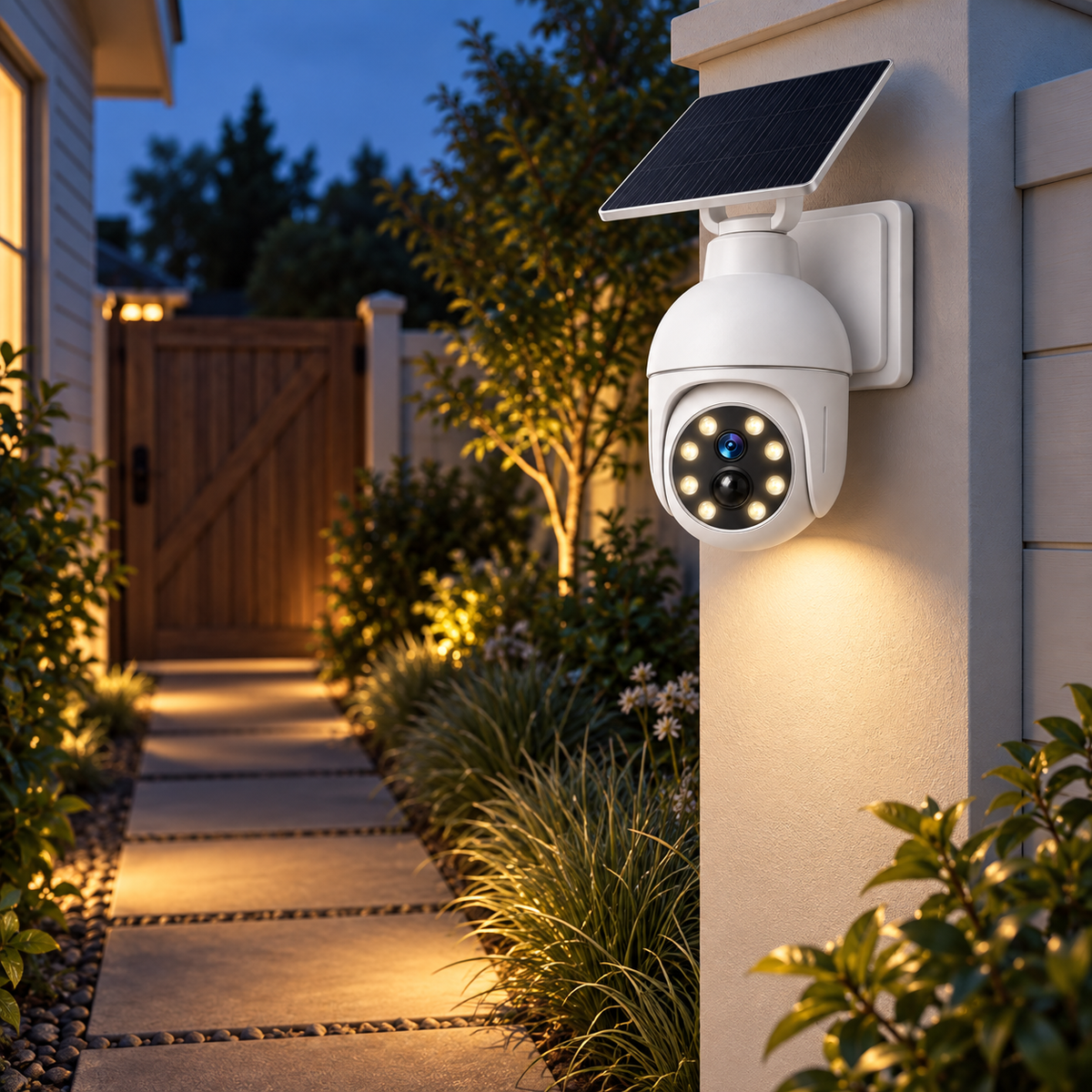 ⏰Sale 49% OFF - Solar-Powered Simulated Surveillance Camera Street Light
