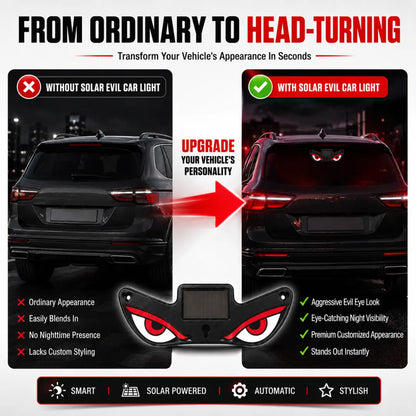 Solar Evil Warning Car Light