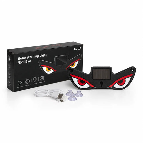Solar Evil Warning Car Light